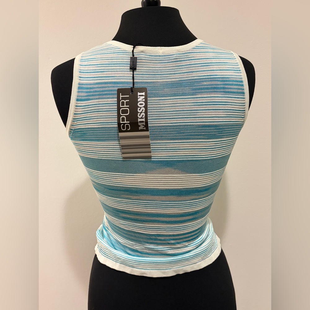 NOT FOR SALE Missoni stripped Blue and White tank top NWT